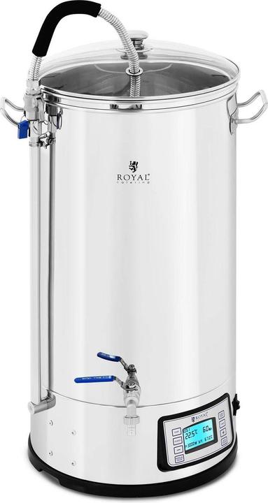 Produktbild Royal Catering Braukessel Bierbrauanlage Heimbrauanlage Bierbraukessel 50 L Edelstahl 2.500W