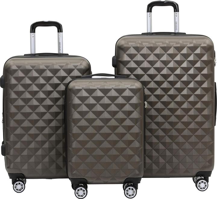 Beibye Trolley Koffer Coffee (115 l, M (50 - 90l), L (90 - 115l), XL (ab 115l))