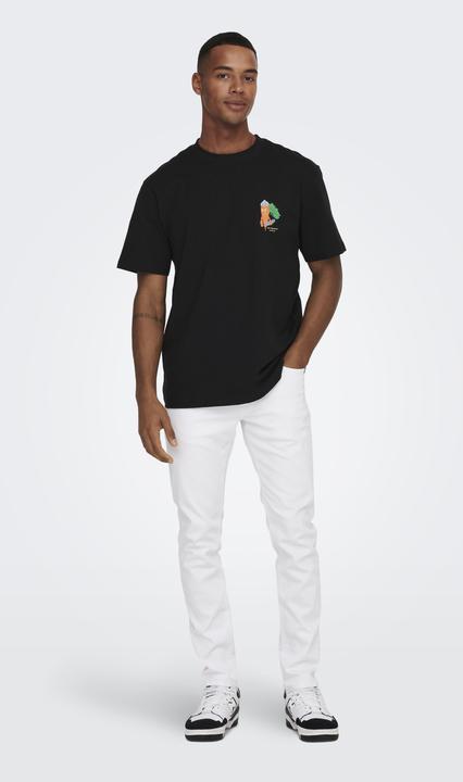 Actual product image Only & Sons ONSLoom White Slim Fit Jeans (32)