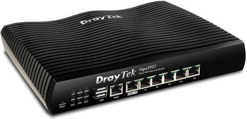 Produktbild Draytek Vigor2927 Kabelrouter Gigabit Ethernet Schwarz