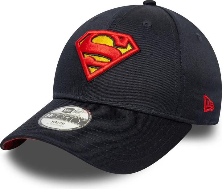 New Era 9Forty Strapback Kinder Cap - SUPERMAN Visor - Child (52, 54, 56)