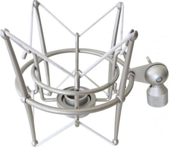 keepdrum MS089SV Silber Mikrofon-Spinne