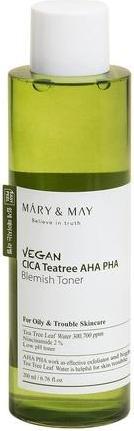 Image du produit Mary&May Vegan CICA Tea Tree AHA PHA Toner Apaisant & Calmant 200ml (200 ml)
