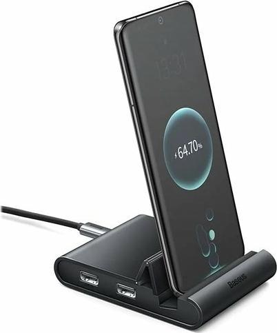 Produktbild Baseus Mate Docking Type-C Mobile Phone Intelligent HUB Docking Station Pro Black (USB-C)