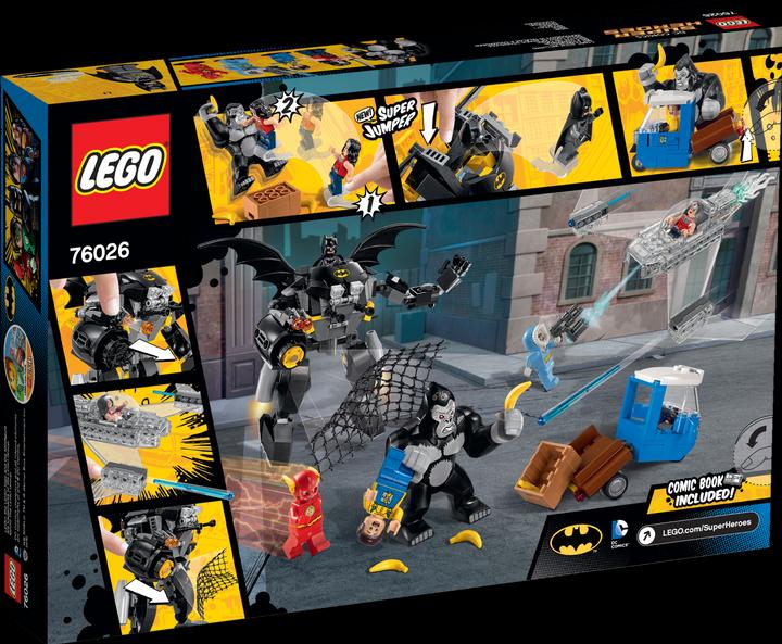 Actual product image LEGO Super Heroes Gorilla Grodd goes Bananas (76026, LEGO DC)