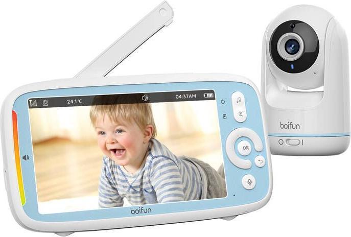 Produktbild Boifun VB805 electronic rotating nanny with two-way audio (Babyphone mit Kamera, 500 m)