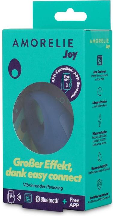 Image du produit Amorelie Grow Anneau pénien contrôlé par application (3.20 cm)
