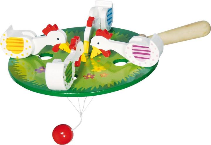 Produktbild Goki Pickendes Huhn Spiel (Deutsch, Italienisch, Französisch, Englisch)