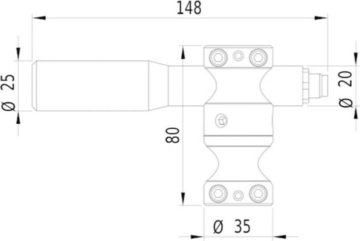 Produktbild Gresser Laser Lasermodul Linie Grün 15 mW LD520-15-24(20x135)-M12 (70121711) (Elektronikkit)
