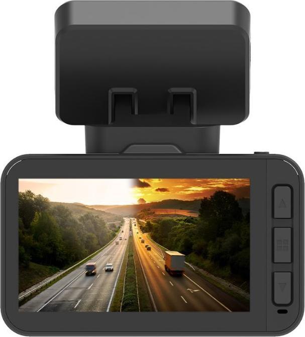 Produktbild Tellur Dash Patrol DC3 4K, GPS, WiFi black (GPS-Empfänger, Eingebautes Display, Eingebaute Anzeige, WLAN, 4K)