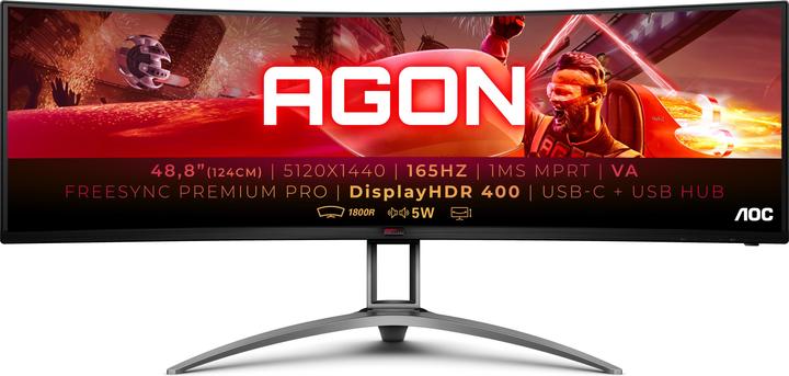 AOC Agon AG493UCX2 (5120 x 1440 pixels, 48.80")