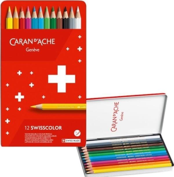 Actual product image Caran d'Ache Colored pencils (Multicoloured, 12 x)