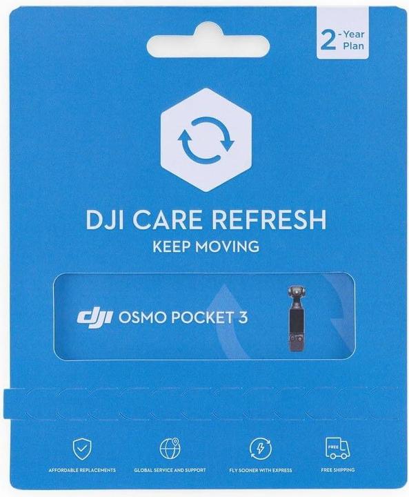 Image du produit DJI Care Refresh (Osmo Pocket 3) 2 ans (carte) (24 mois, Support technique, Garantie postale)