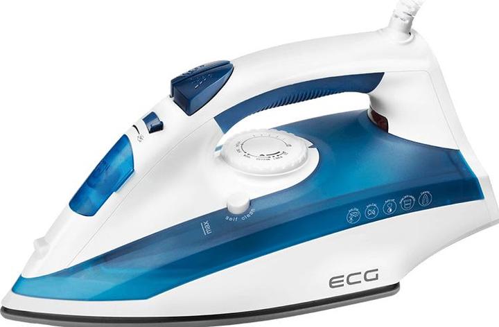 ECG ECGNZ322AutoOff Iron, 2200w, plastic, White / blue (2200 W, 100 g/min)