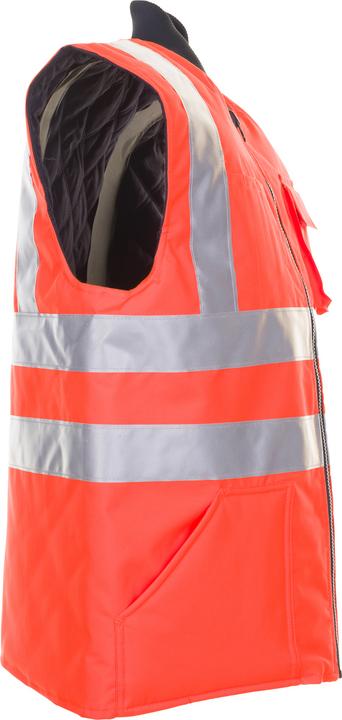 Actual product image Planam High visibility winter waistcoat uni orange M (M)