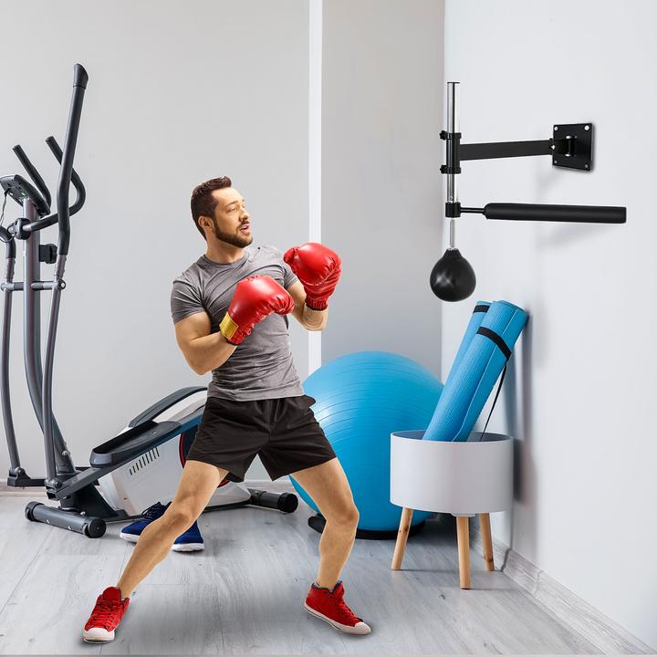 Produktbild Homcom Speedboxen-Trainer mit Reflexstange (79 cm, 6 kg)