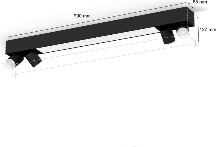 Actual product image Philips Centris (4400 lm, GU10)