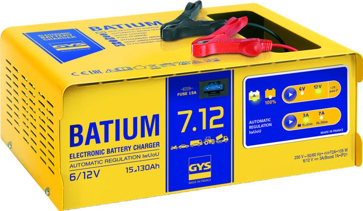 Image du produit GYS Batium 7/12 (6V, 12V, 7 A)