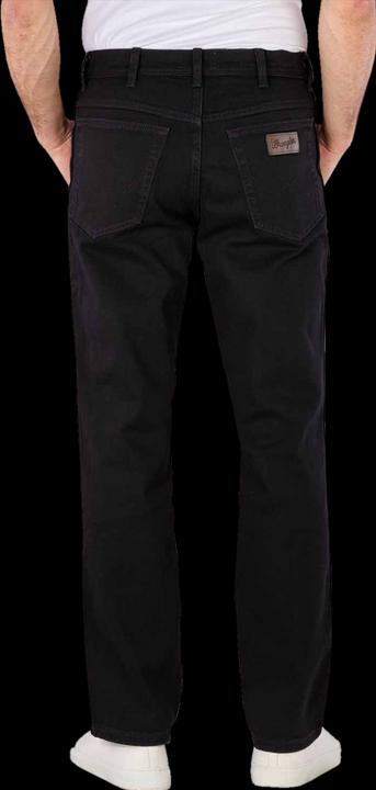 Actual product image Wrangler Texas Stretch Jeans black overdye (44)