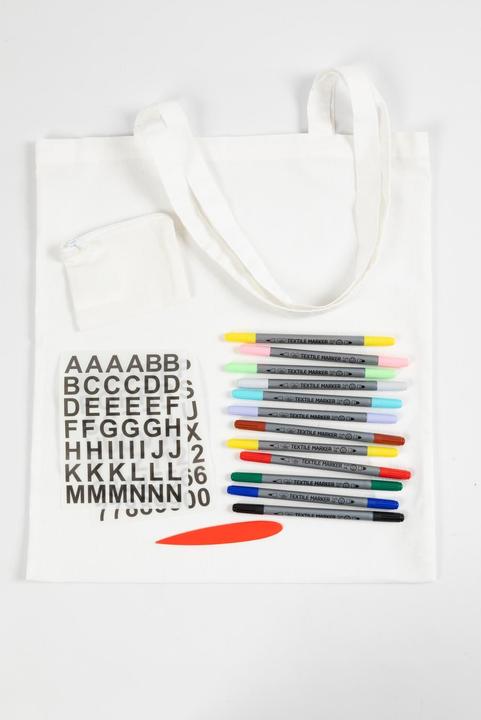 Actual product image Creativ Company Craft Set Textile Decoration Bag, Purse