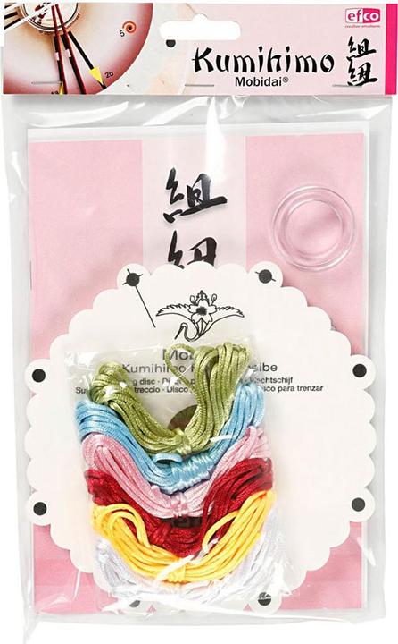 Immagine prodotto Efco Set Kumihimo: attrezzatura di base (17 cm, Materiale sintetico, Carta)