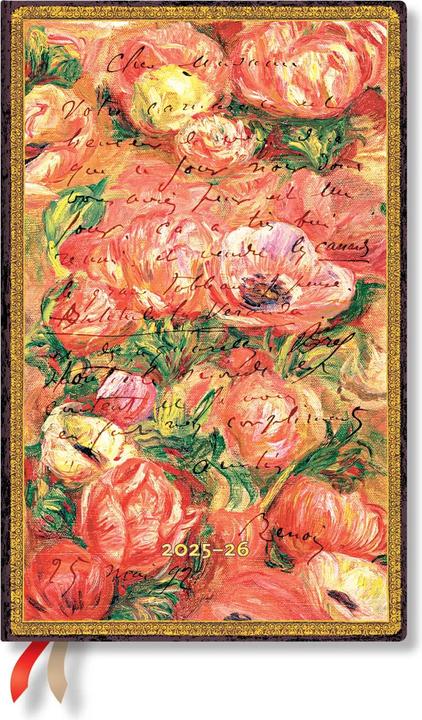 Paperblanks PAPERBLAN Agenda Morisot Maxi 25/26 DF0874-4 1W/2S 13M FR VER HC 13.5x21cm (13.5 x 21 cm, French)