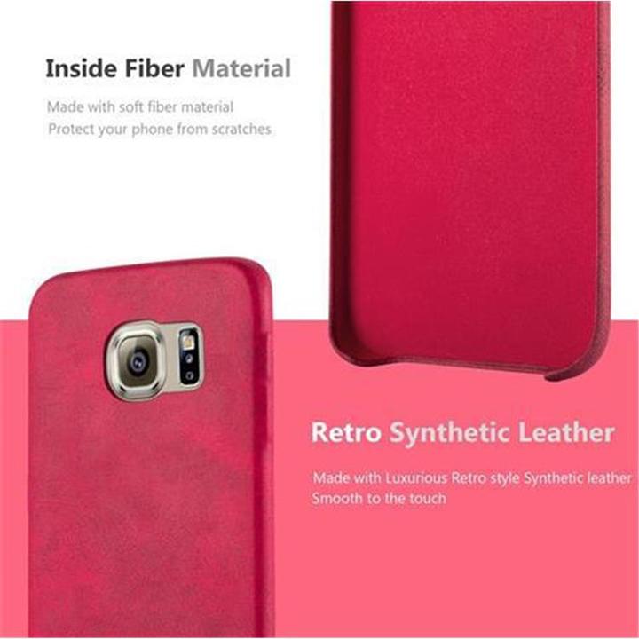 Immagine prodotto Cadorabo Copertina rigida in similpelle con struttura (Samsung Galaxy S6 Edge)