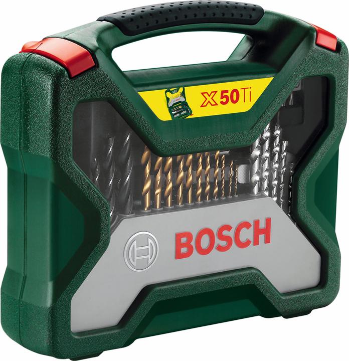 Produktbild Bosch Zubehör X-Line-Titanium Bohrer- und Schrauber-Set, 50-teilig (1.5 mm, 2 mm, 2.5 mm, 3 mm, 3.5 mm, 4 mm, 4.5 mm, 5 mm, 5.5 mm, 6 mm, 6.5 mm, 7 mm, 8 mm, 10 mm, 16 mm, 22 mm)