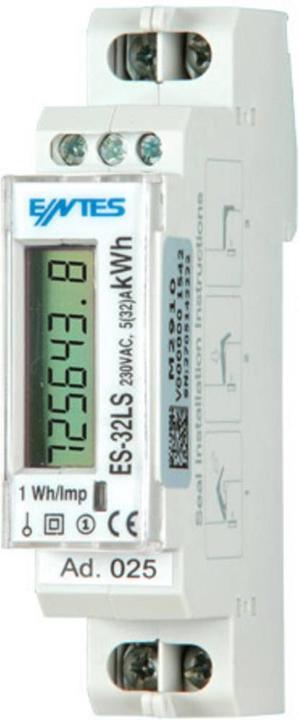 Immagine prodotto Entes Misuratore digitale AC 1 fase Interfaccia RS485 Approvazione MID