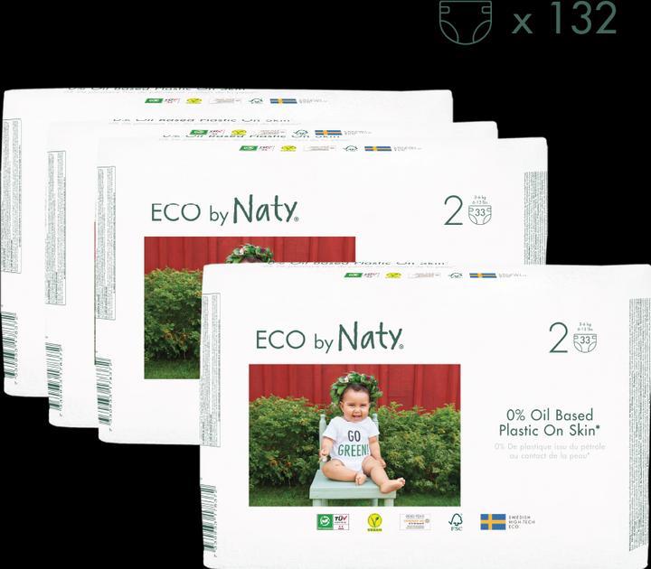 Produktbild Naty Biowindel (Gr. 2, Monatsbox, 132 Stück)