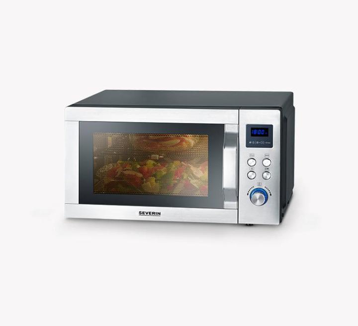 Actual product image Severin Microwave w/MW7777 plate 900 watts 25 l - Steel (29070) (25 l)