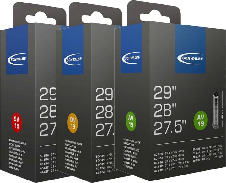 Actual product image Schwalbe Sv19 (Presta (SV), 27.5", 28", 29", 40 mm)
