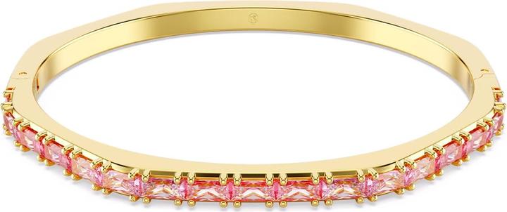 Immagine prodotto Swarovski Matrix Armreif Baguette Schliff Rosa Gold (17 cm, Metallo Swarovski)