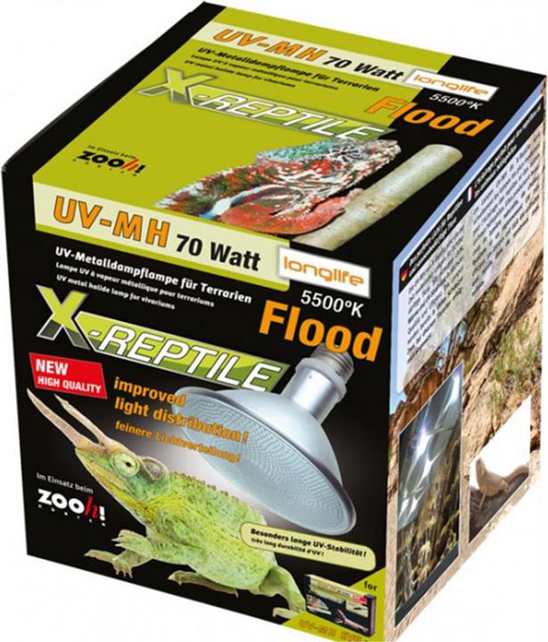 Produktbild X-Reptile UV-Metalldampflampe 70W FLOOD