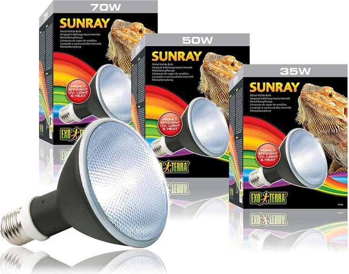 Actual product image Exo Terra SunRay 35W metal halide lamp