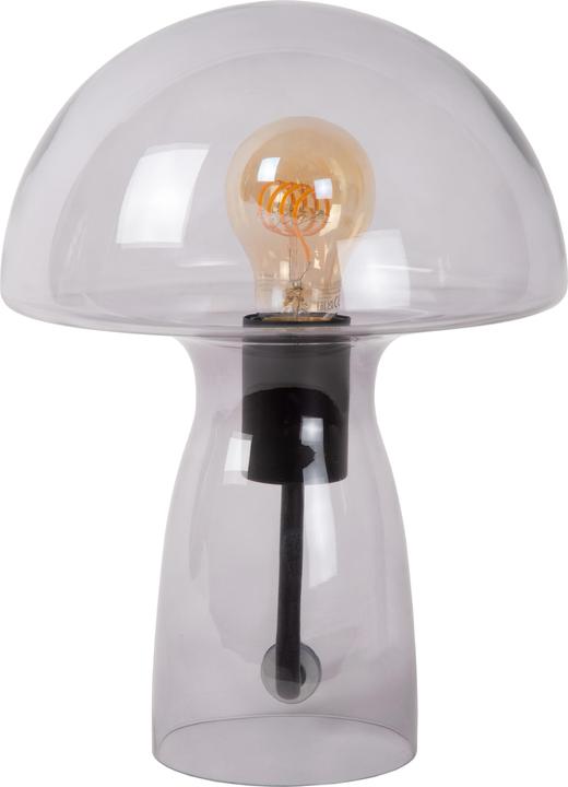 Actual product image Lucide FUNGO - Table lamp - 1xE27 - smoke colour grey 10514/01/65 (E27)