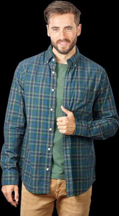Immagine prodotto GANT Regular Cord Check Shirt Long Sleeve Forest Green (L)
