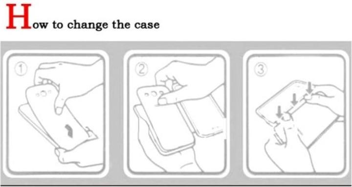 Produktbild König Design Handyhülle Flip Quer für Handy Huawei Ascend Y300 dunkelblau (Huawei Ascend Y300)