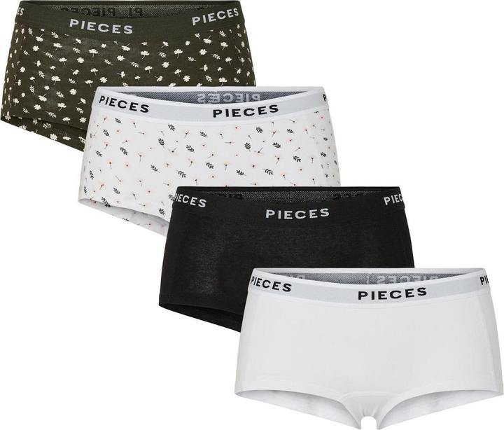 Pieces Pclogo Lady 4 Pack Aop/Solid Noos Bc