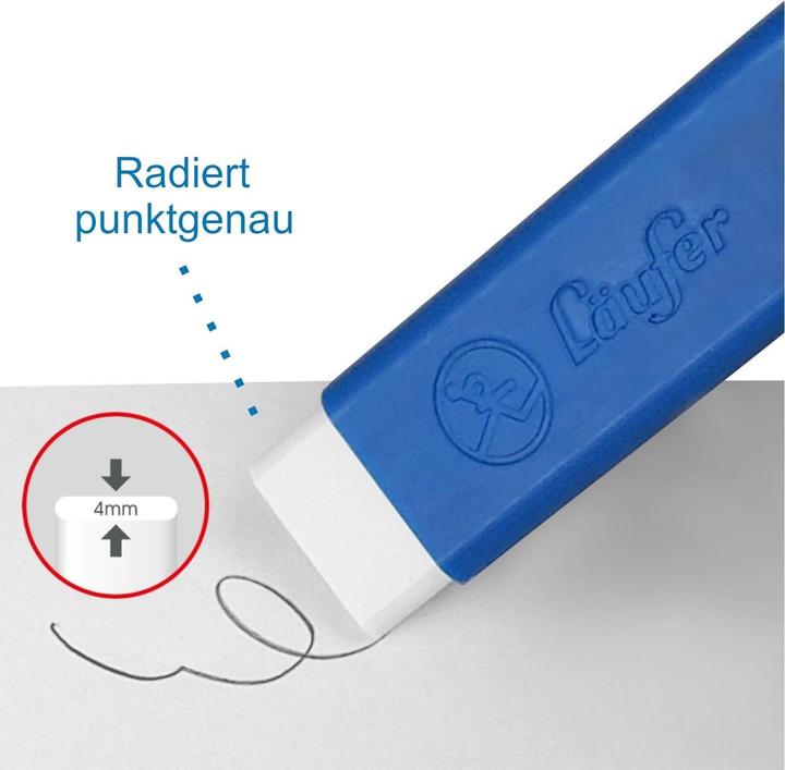 Image du produit Läufer Gomme plastique Pocket 2 de L "ufer, bleu