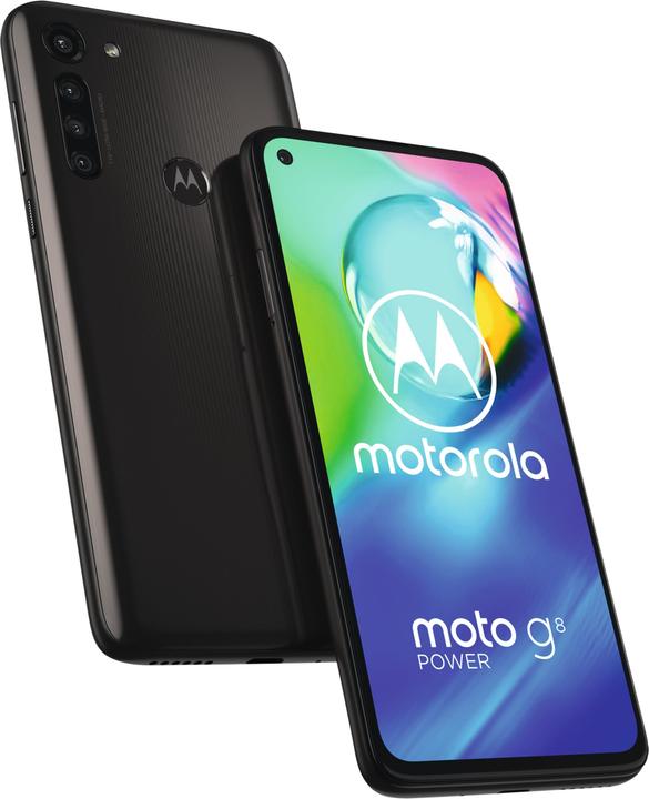 Image du produit Motorola Moto G8 Power (64 Go, Noir Fumée, 6.40", Double SIM hybride, 16 Mpx, 4G)