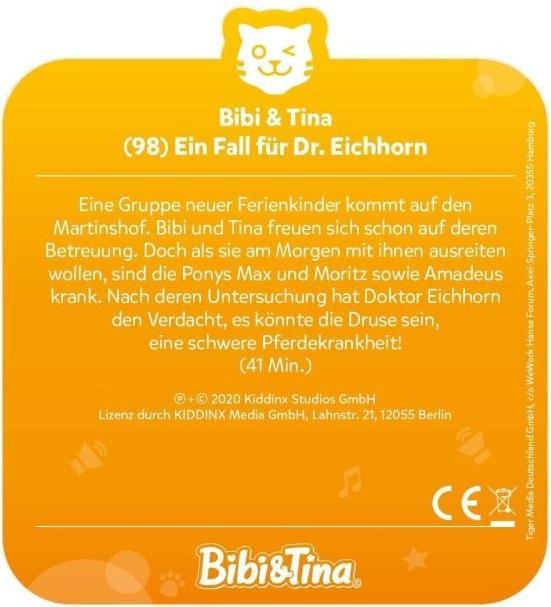 Image du produit Tigermedia Tigercard- Bibi Tina (98) : Un cas pour le Dr. Eichhorn (Allemand)