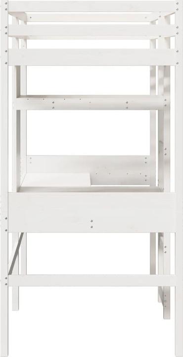 Image du produit VidaXL Lit mezzanine avec bureau & rangements (90 x 200 cm)