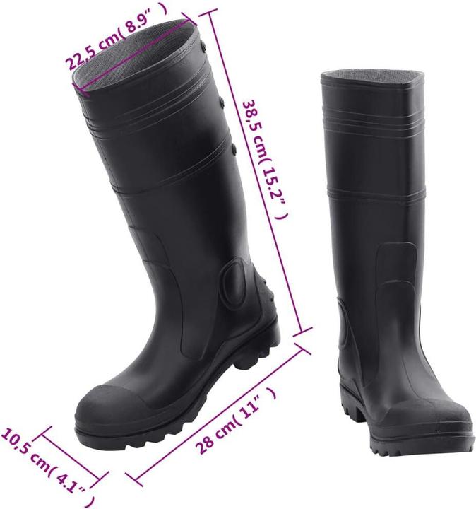 Image du produit VidaXL Bottes en caoutchouc (41)