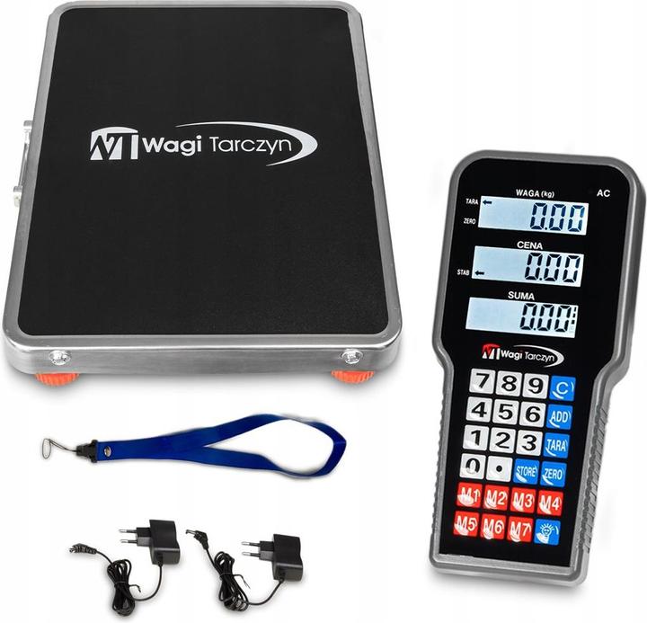 Wagi Tarczyn Waga Platformowa WT-095N 300kg Bezprzewodowy Wyświetlacz