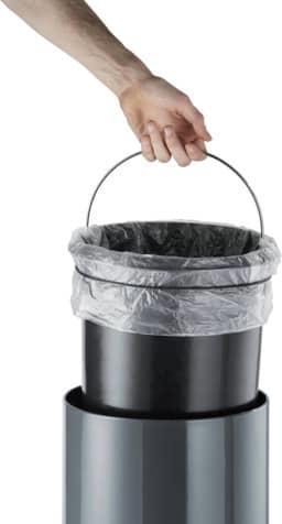 Produktbild Durable Treteimer Metall rund, Soft Close (20 l)