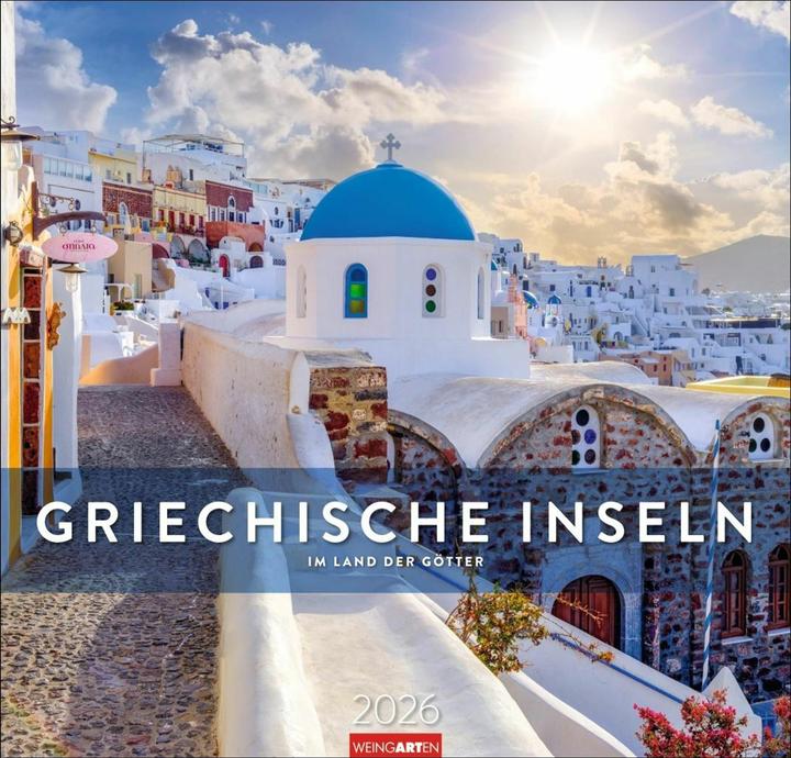 Produktbild Griechische Inseln Kalender 2026 - Im Land der Götter (48 x 46 cm, Harter Einband, Deutsch, Englisch)