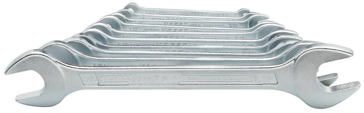 Produktbild HAZET Doppel-Maulschlüssel Satz 450N/10 ∙ Aussen Sechskant Profil ∙ 6 x 7 - 27 x 32 ∙ Anzahl Werkzeu…