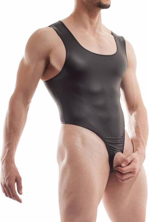 Actual product image Wojoer Ouvert Leather String Body (XL)