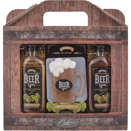 Image du produit Bohemia Gifts & Cosmetics Coffret cadeau Beer Spa pour hommes - corps et cheveux (Set soin du corps)